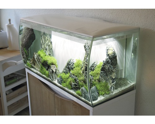 Aquariumkast Fluval Flex 123 l 82,8 x 36,4 x 69 cm wit-licht hout