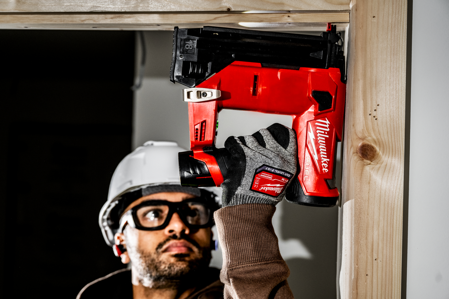 Milwaukee M12 FCN18GS-0X 12V Li-ion accu Rechte tacker body in HD Box - 18Ga