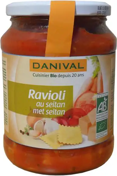 Ravioli met seitan