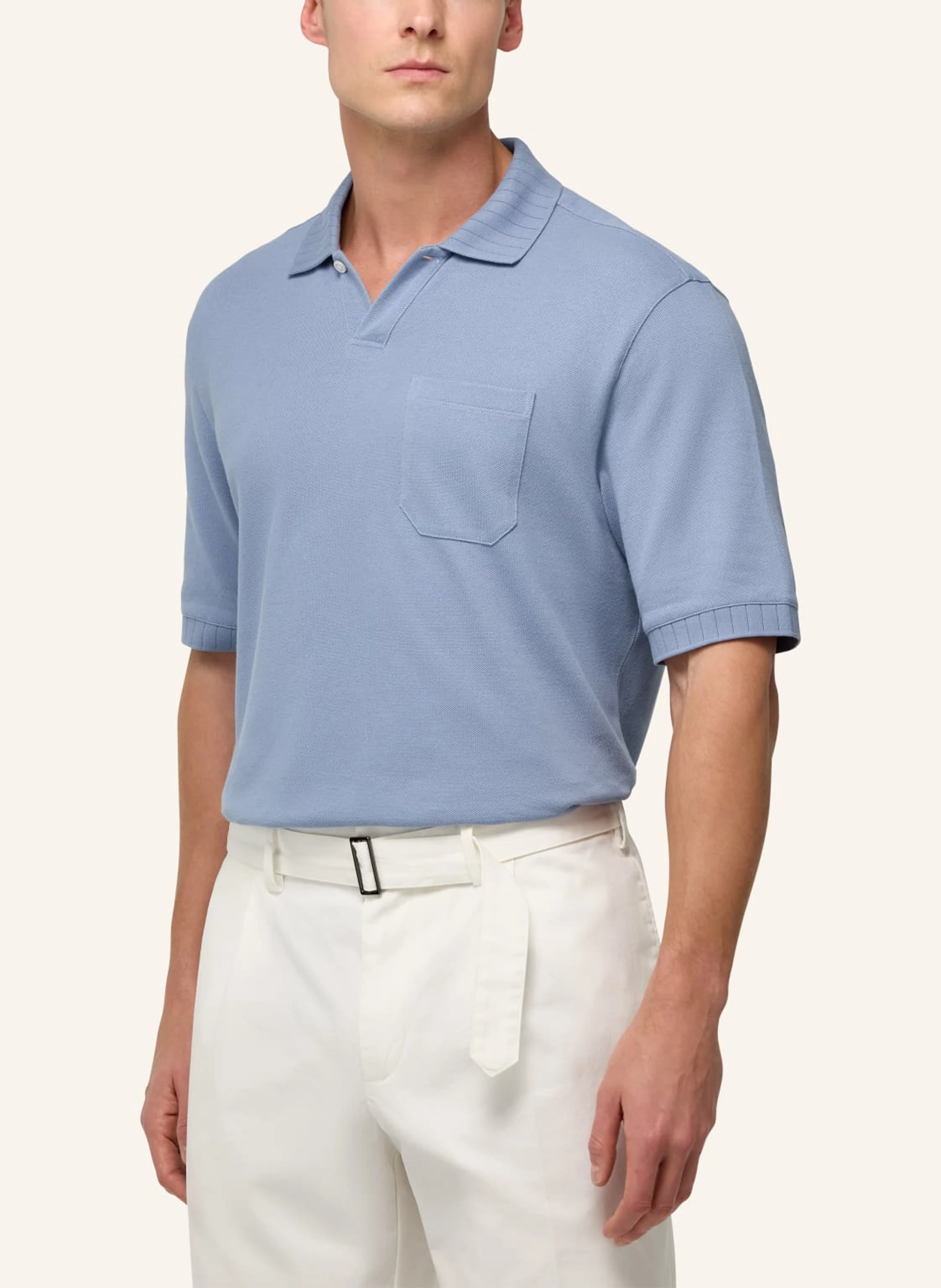 BOGGI MILANO Piqué-Poloshirt