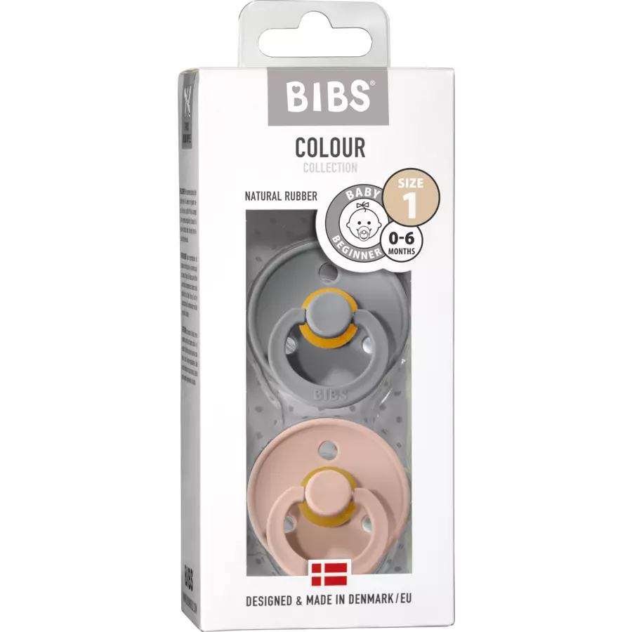BIBS® Schnuller Colour Blush  Cloud 0-6 Monate, 2 Stk.