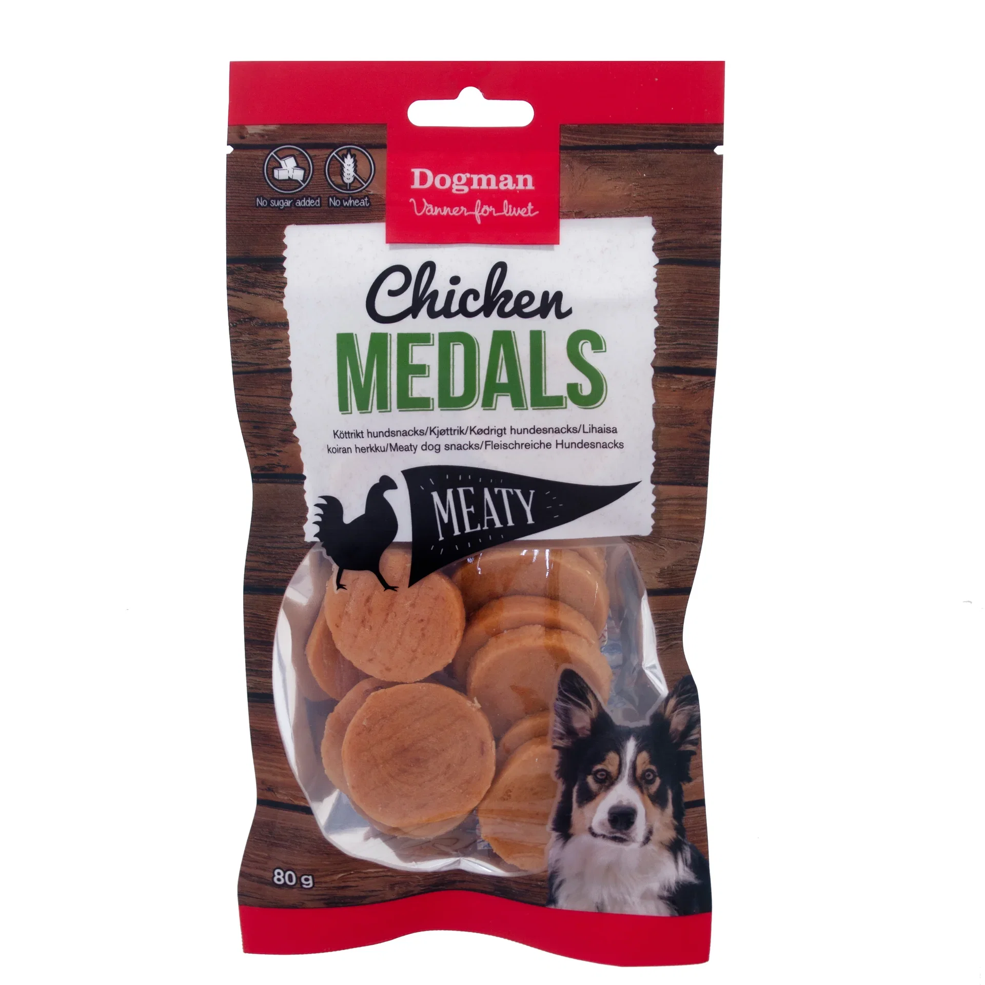 Dogman Dogman Chicken medals 80 g