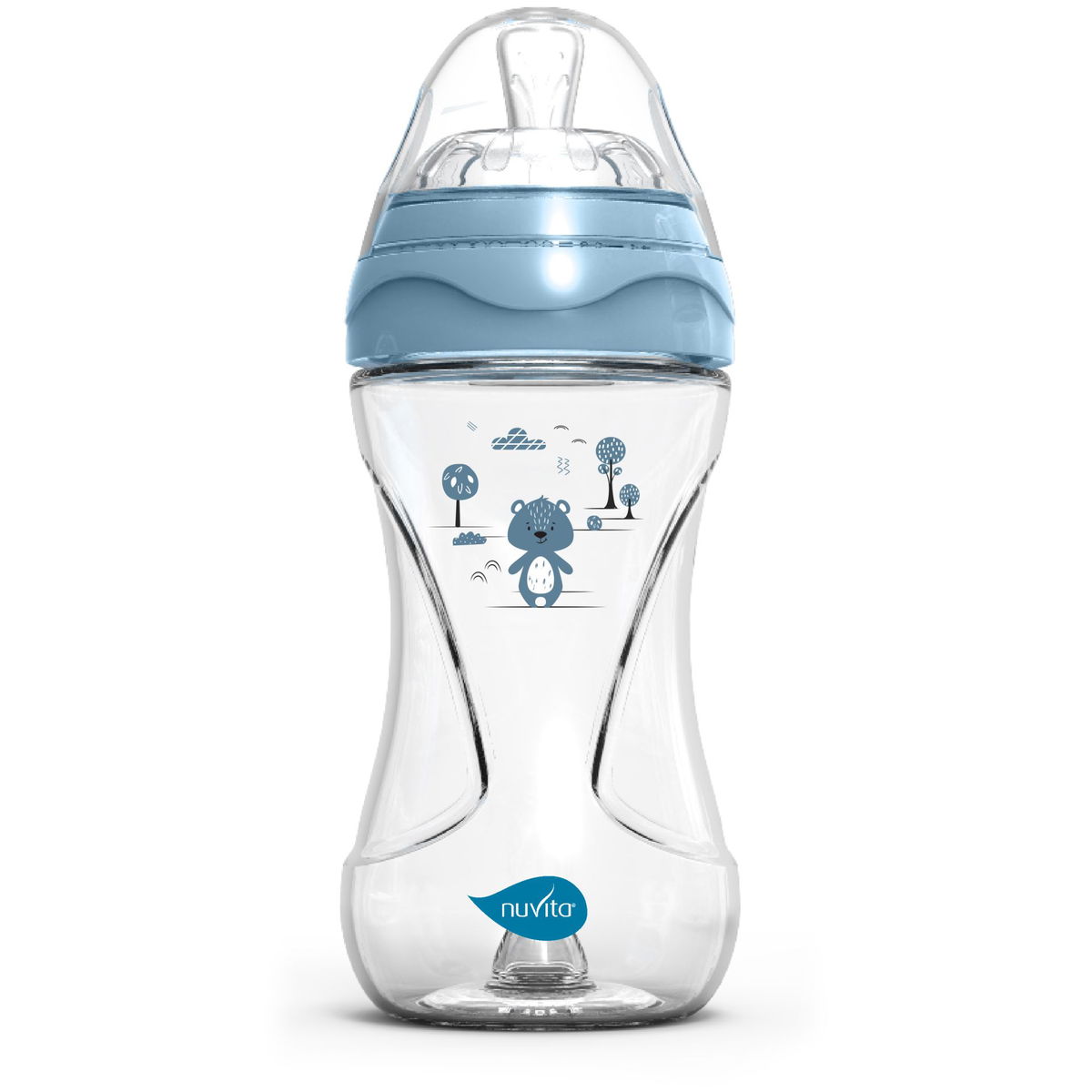 nuvitanuvita   Materno Feel Anti Kolik Babyflasche powder blue 250ml