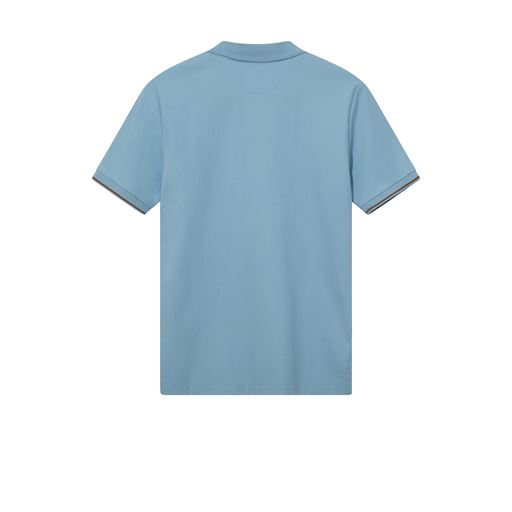Mos Mosh Gallery Harvey Polo T-shirt, Sky Blue, M