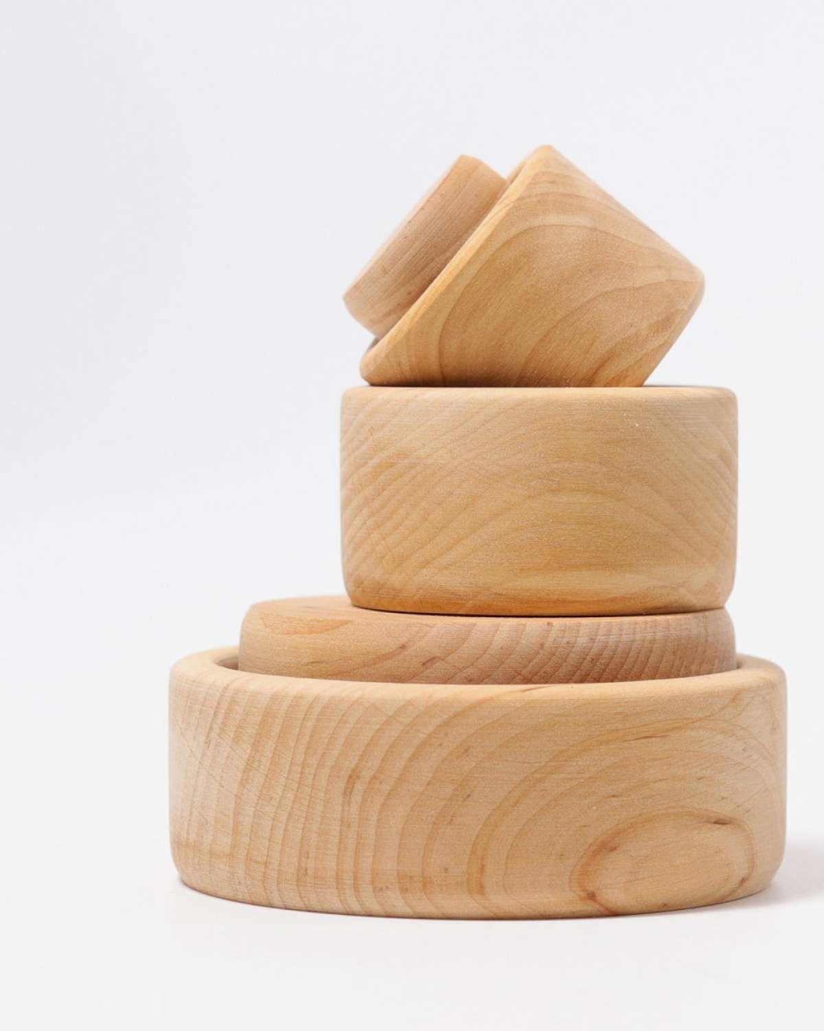 Stableskåler 5pk – Leke i Tre | Montessori Leker