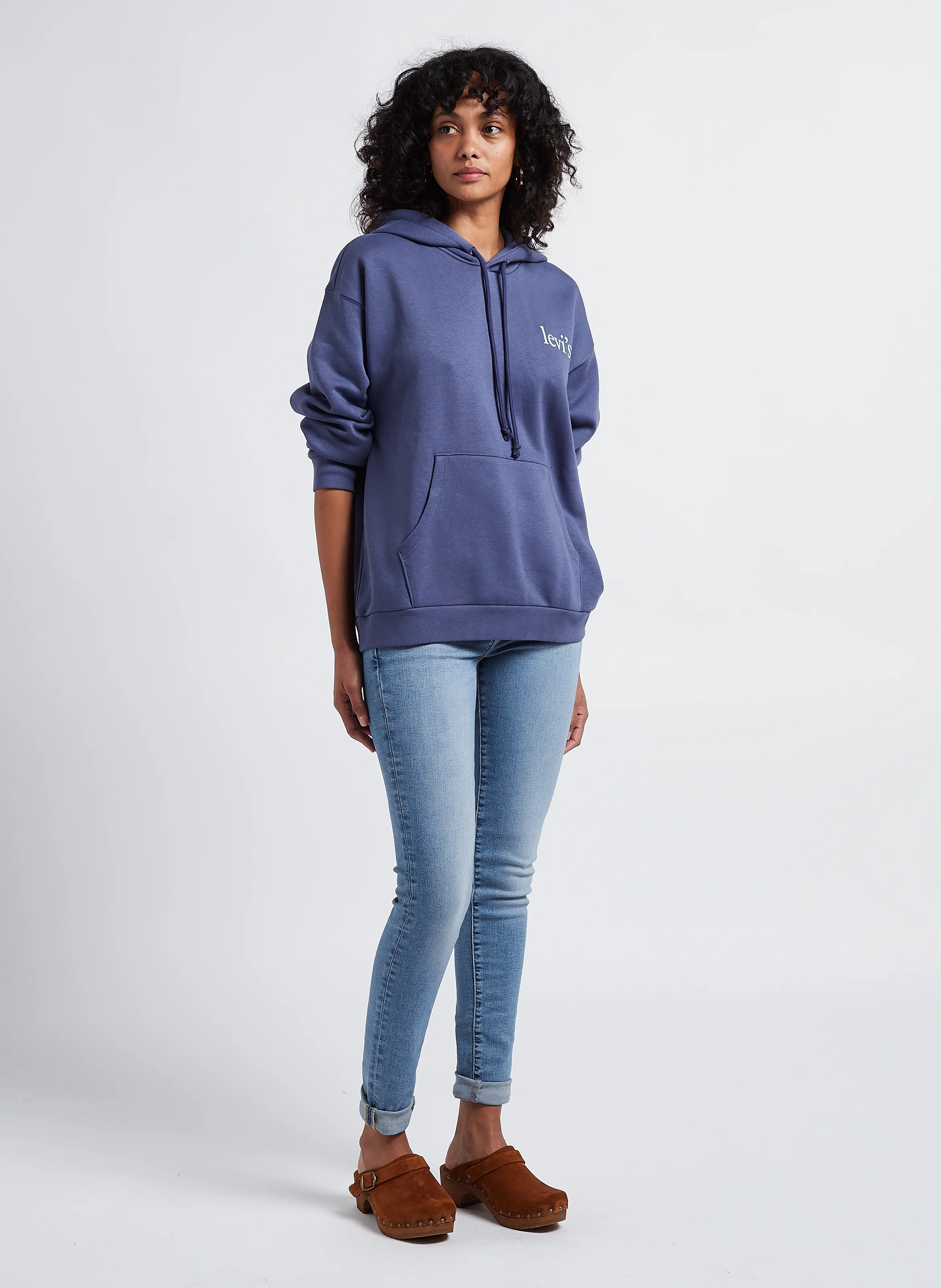 GRAPHIC SALINAS HOODIE - Sweat à capuche sérigraphié en coton mélangé | Bleu