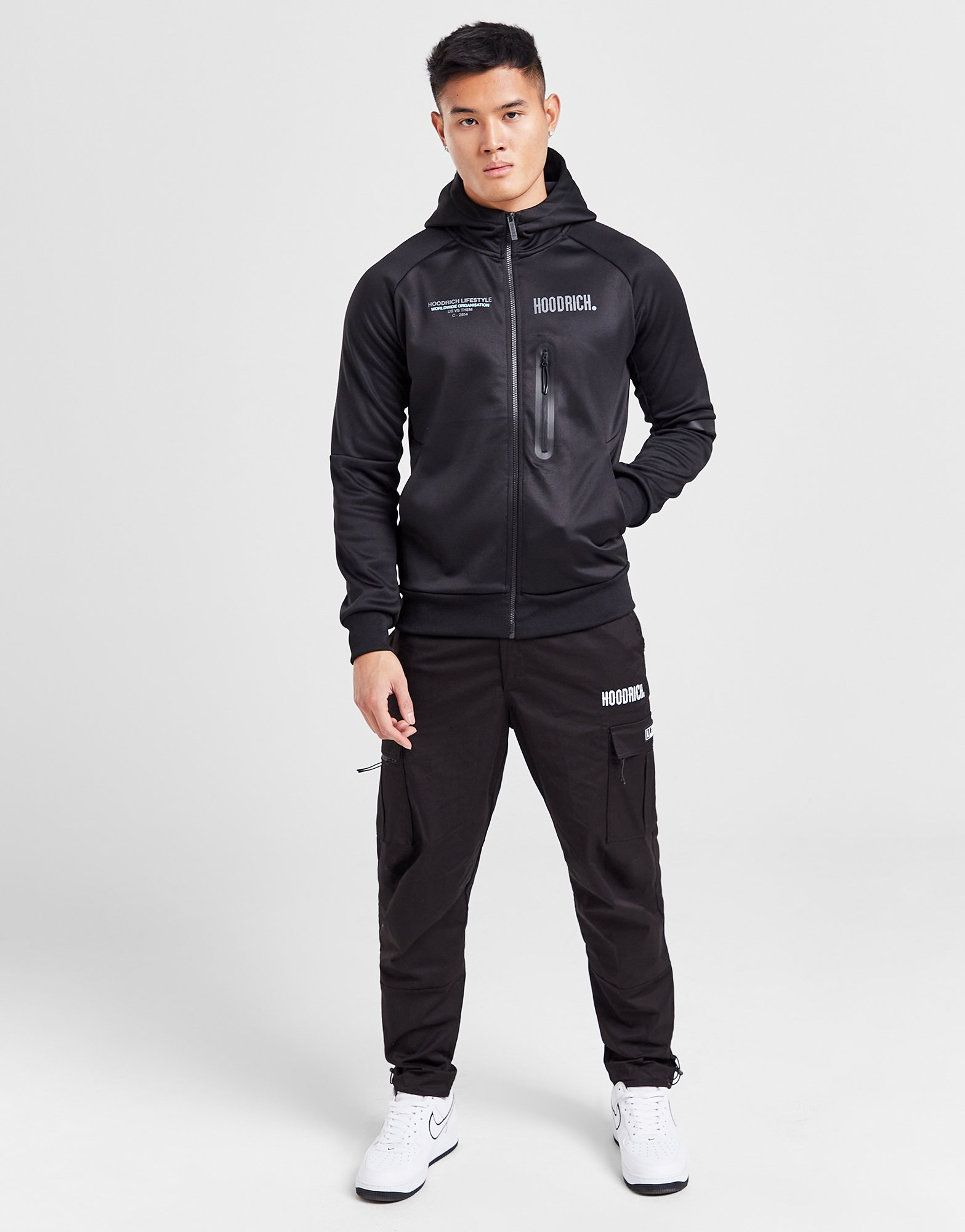 Hoodrich Sweat à Capuche Zippé Cycle Homme
