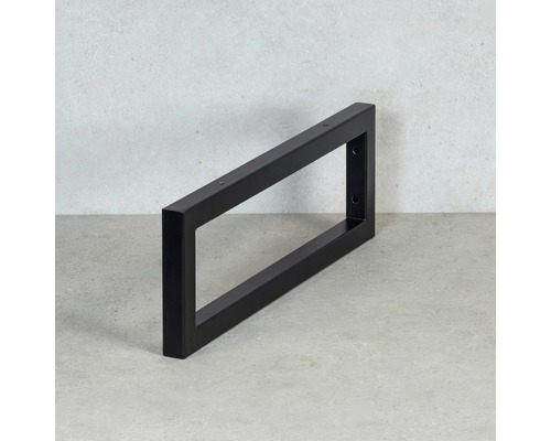 Houder voor wastafelblad, matzwart, 44 cm