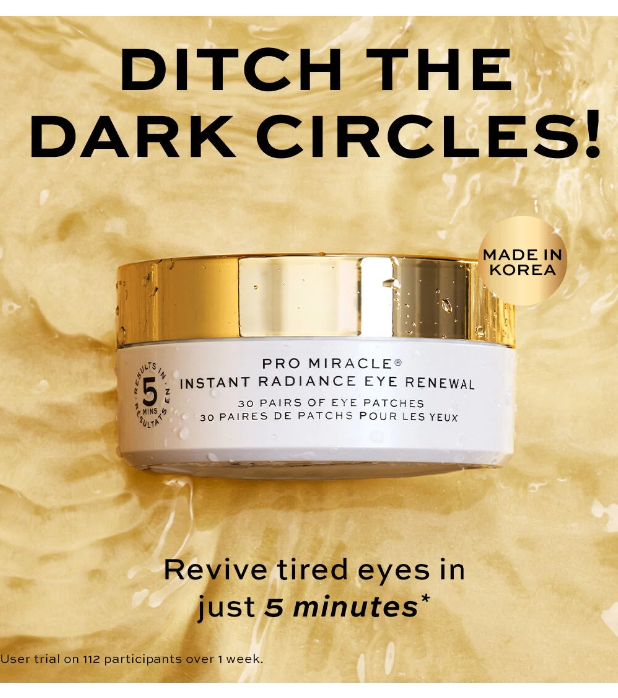 Revolution Pro - Adesivos de hidrogel para os olhos Pro Miracle
