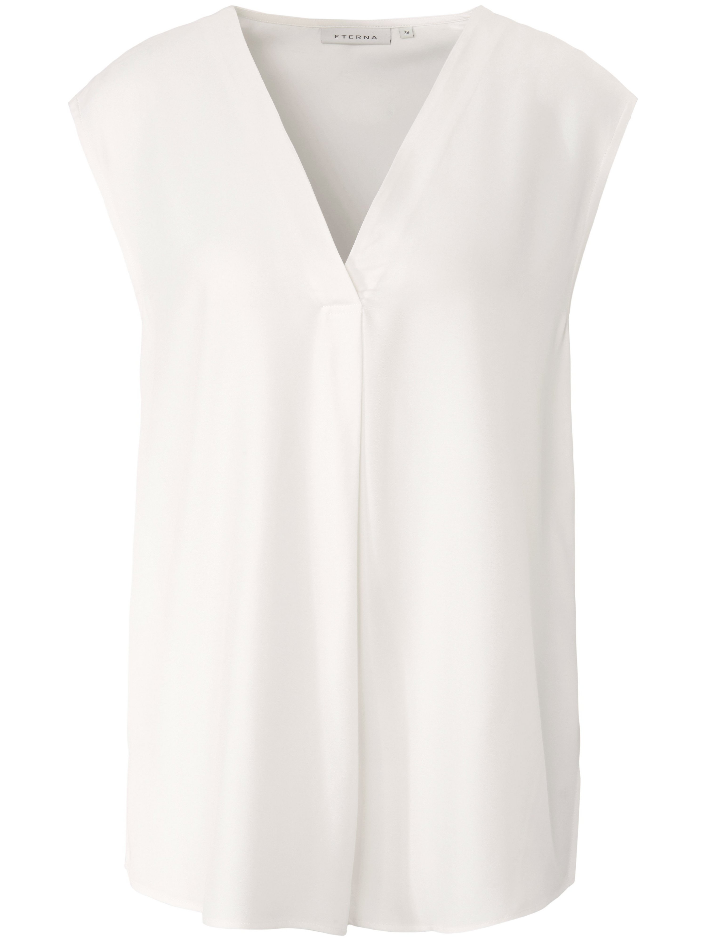 Ärmellose Bluse mit V-Auschnitt