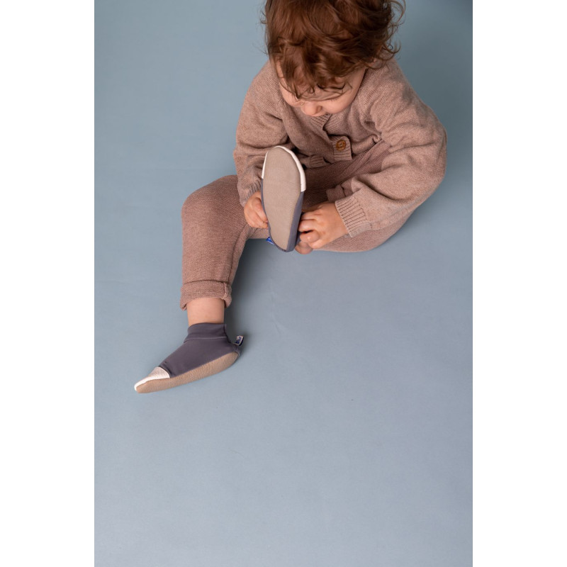 Les Pas Petits Les Pas Petits Polaires Gris Souris