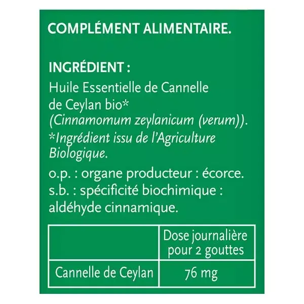 Óleo Essencial de Canela do Ceilão Orgânica Phytosun Arôms 5ml