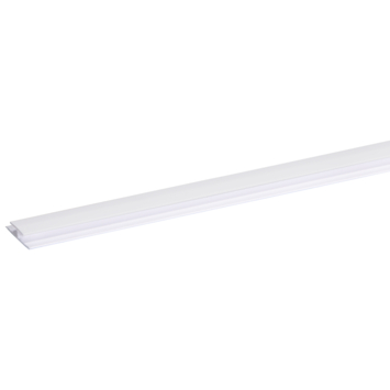 Tussenprofiel kunststof wit 4x27 mm 260 cm