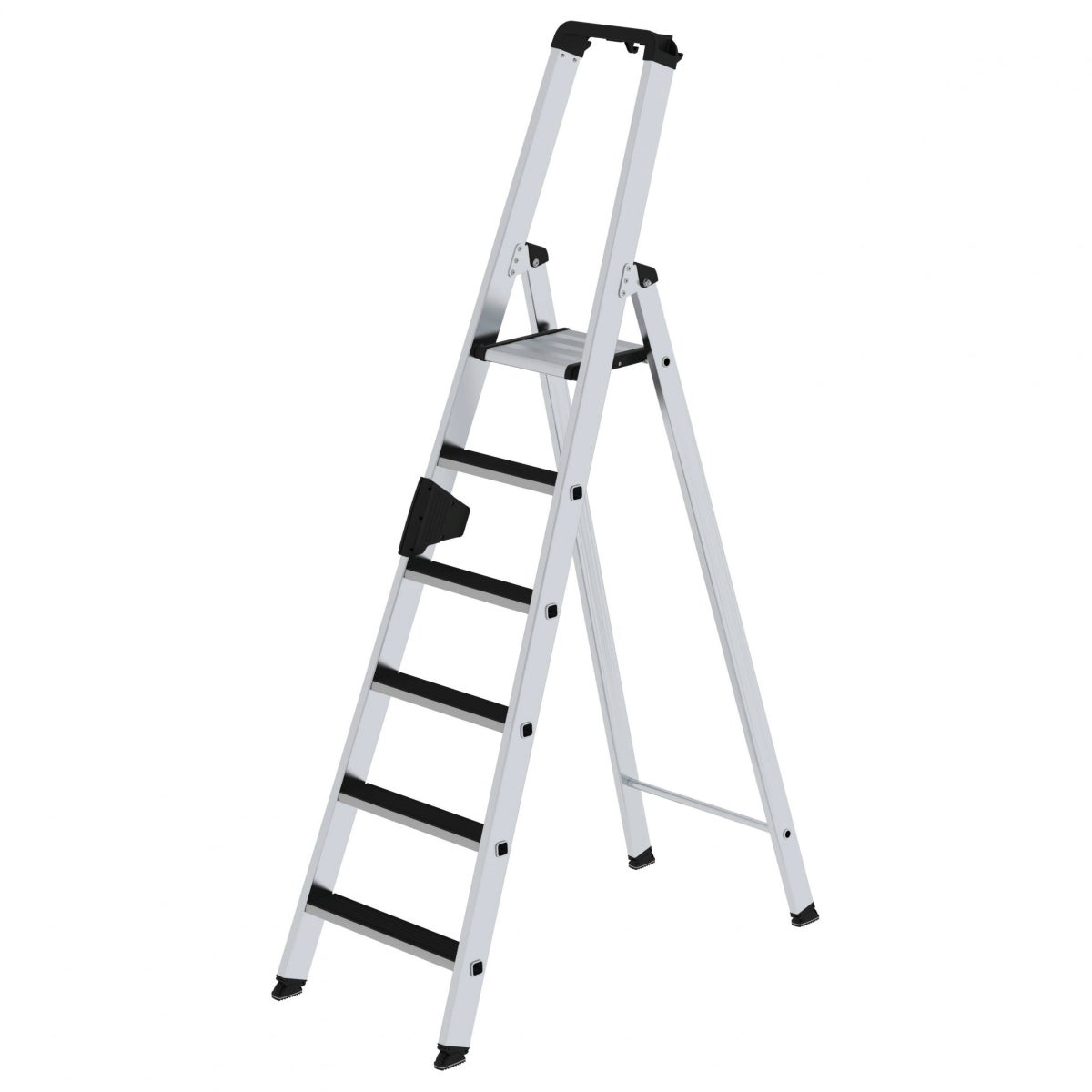 MUNK trapladder met clip-tredemechanisme, 6 treden