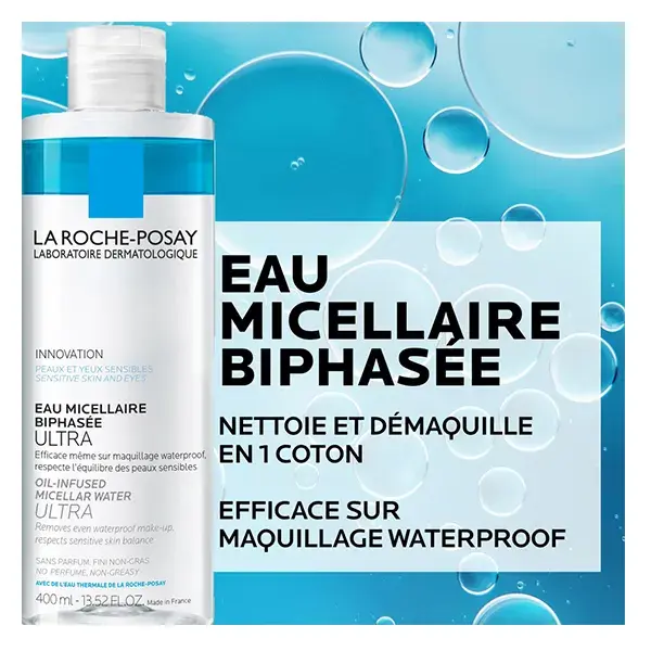 La Roche Posay Água Micelar Ultra Bifásica 400ml