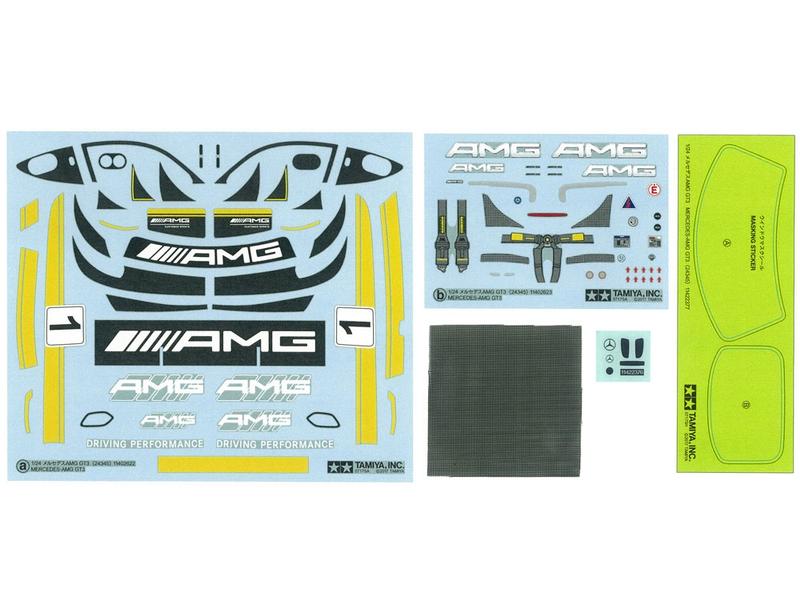 Tamiya Bausatz Mercedes-AMG GT3 1:24 Detailgetreuer Modellbausatz im Massstab 1:24
