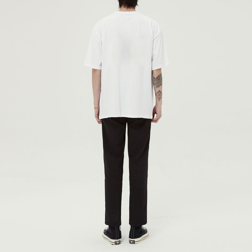 DragonRoad - Effen T-shirt met elleboogmouwen