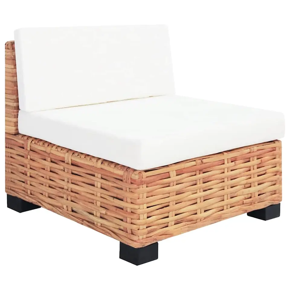 vidaXL - Bankset - Bruin - Rattan