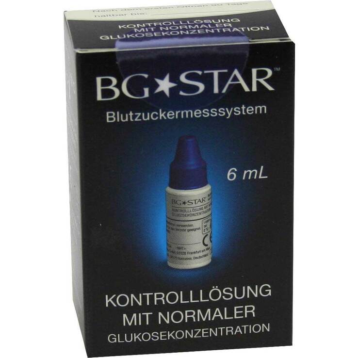 Bgstar Kontroll Lösung normal, 6 ml