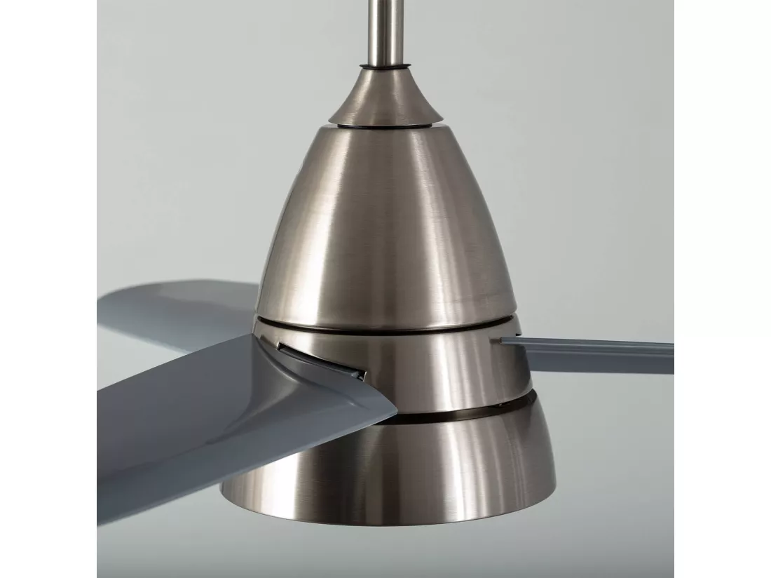 Ventilateur de Plafond Silencieux Industriel Gris 91cm Moteur DC (3000K - 4000K - 5500K)