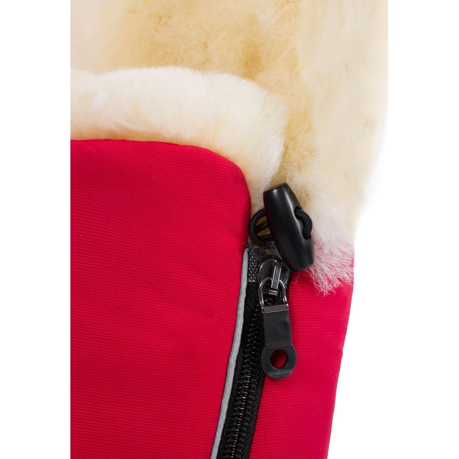 Werner Christ Baby Fußsack FLIMS LUXE chili red