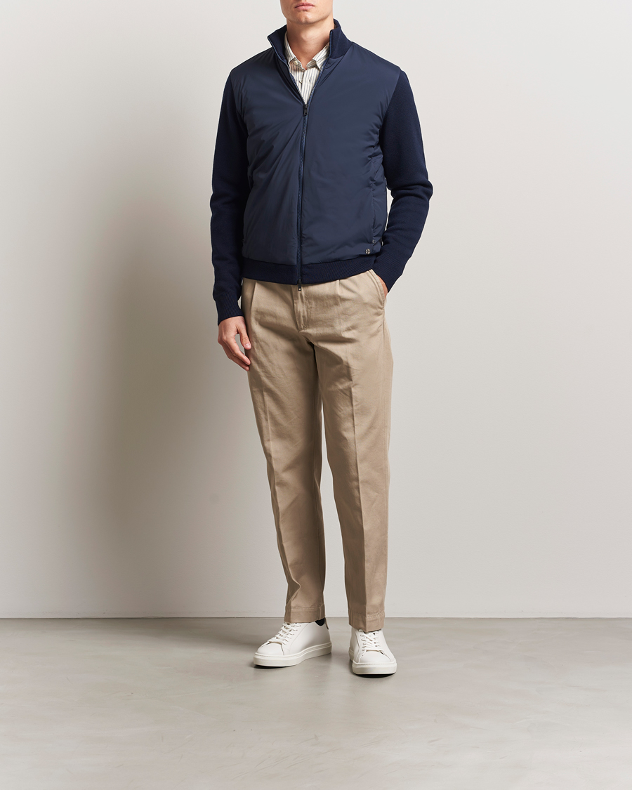 Scandinavian Edition Leeway Hybrid Jacket Navy Blue
