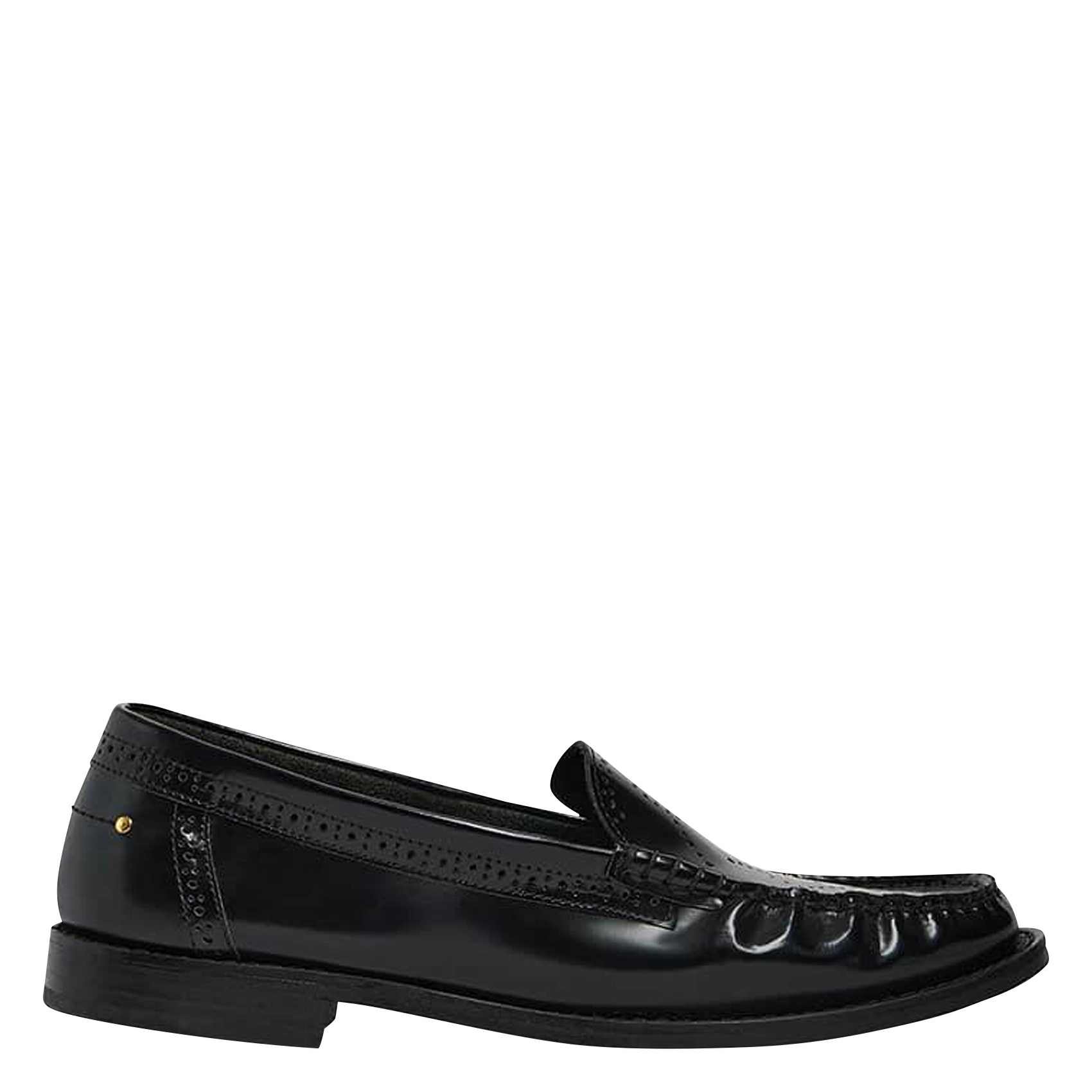 Mocassins en cuir | Noir