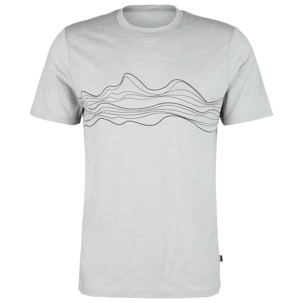 Stoic - Merino155 LaholmSt. Print T-Shirt Lines - Haut en mérinos