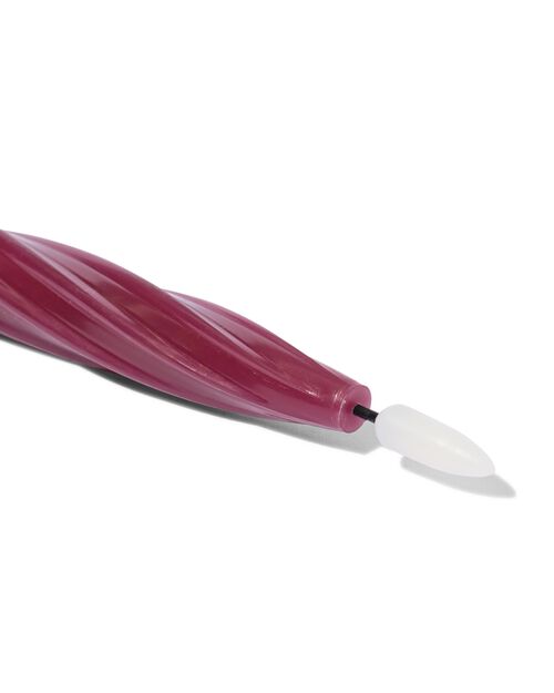 bougie LED tressée bordeaux