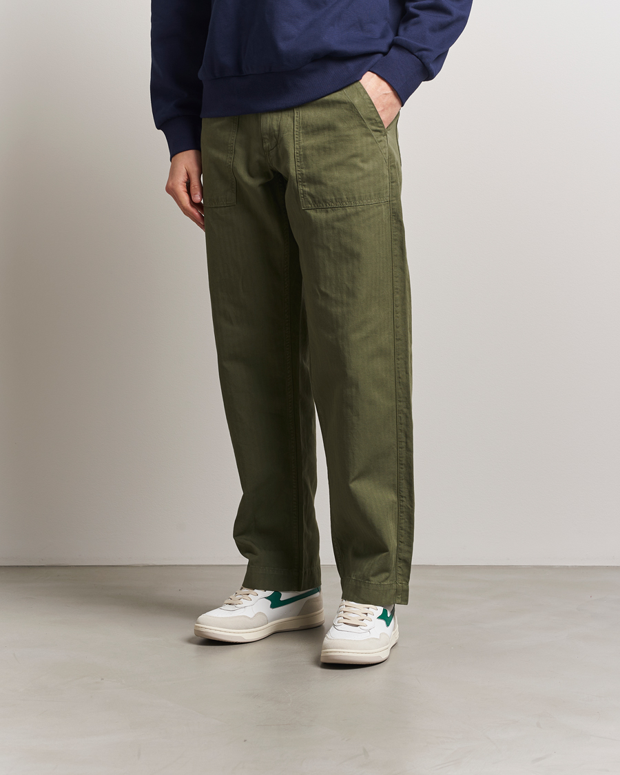 Stepney Workers Club Pro Cup 01 S-Strike Leather Sneaker Spring Green