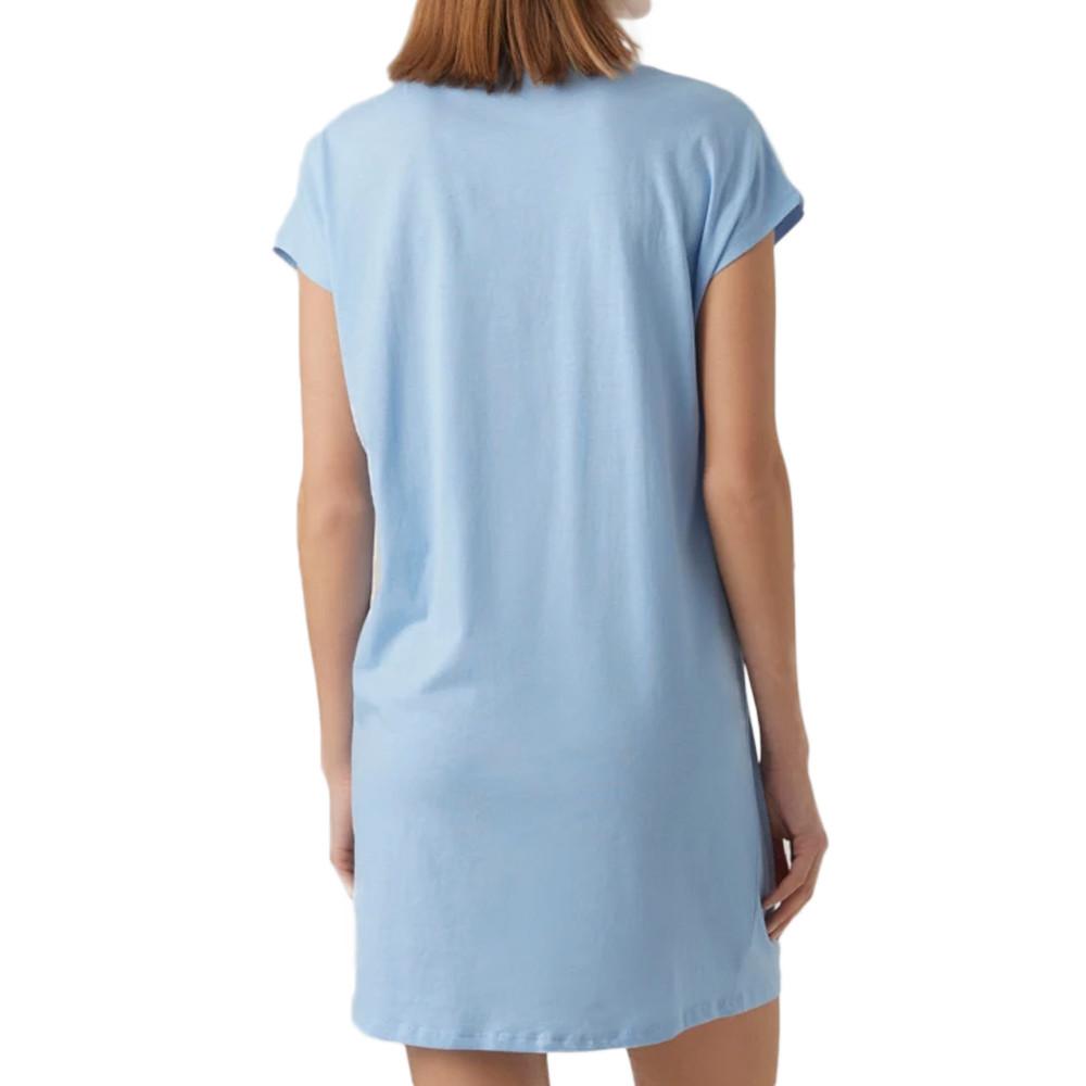 Vero Moda Robe T-Shirt Bleu Femme Vero Moda Turtle