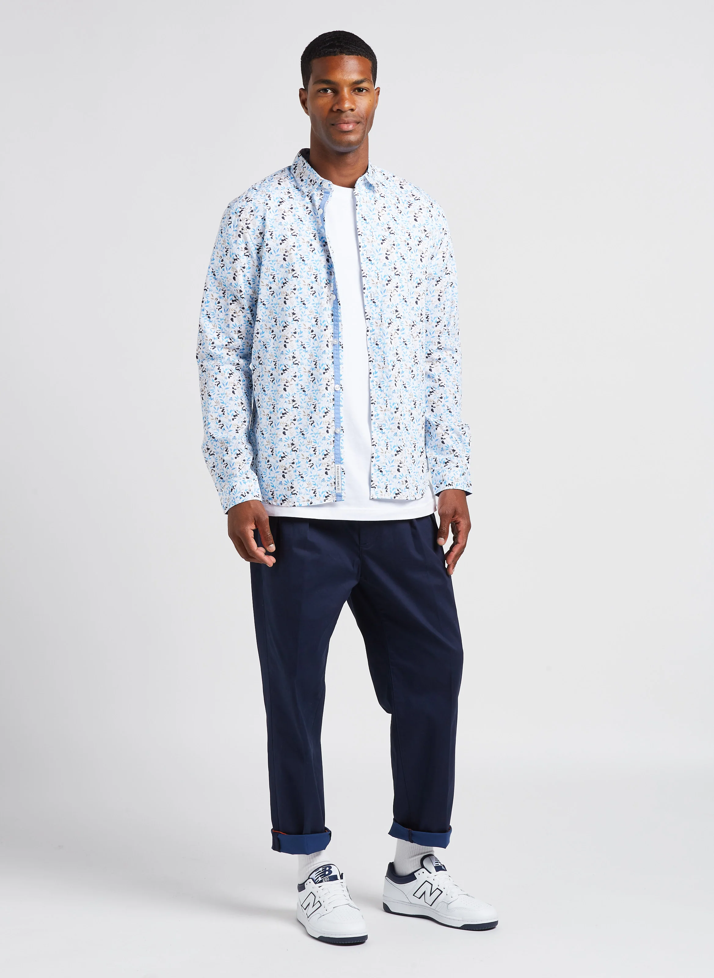 480 - Baskets basses en cuir | Blanc