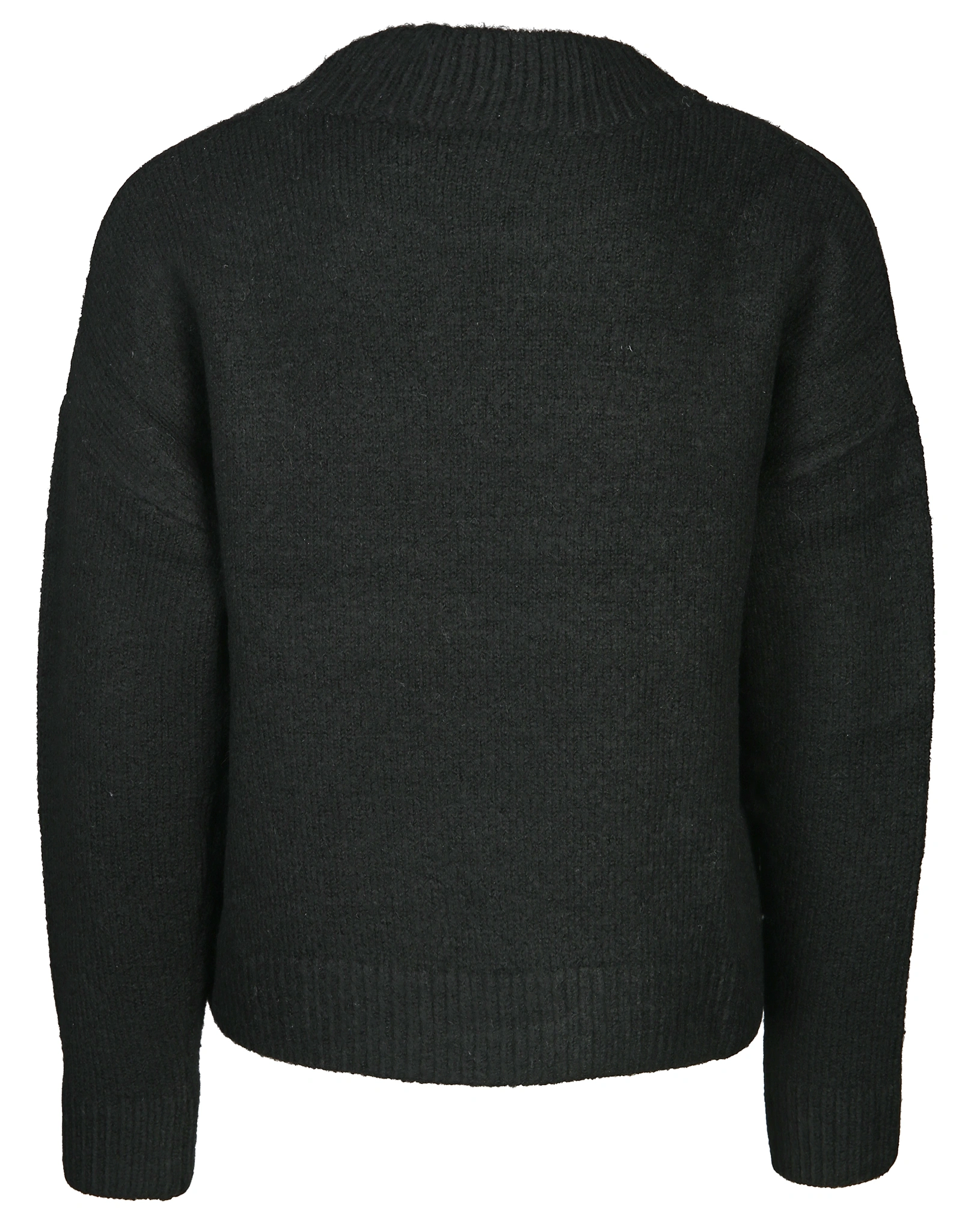 Pullover STARS mit Stehkragen in schwarz