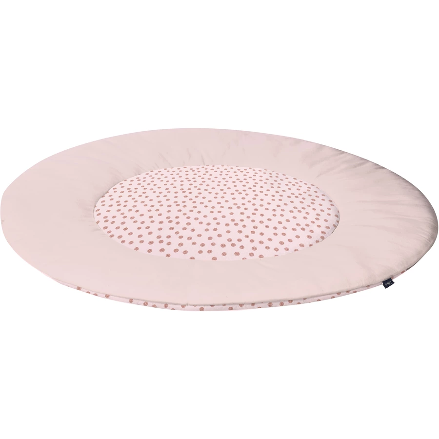 Alvi® Krabbeldecke rund Curly Dots Ø 100cm