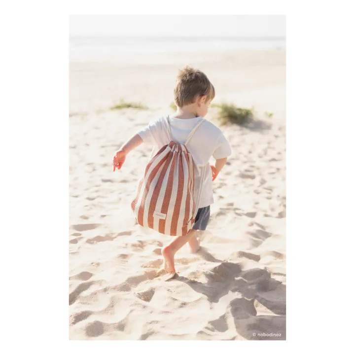 Nobodinoz Sac et serviette de plage Portofino | Rouille