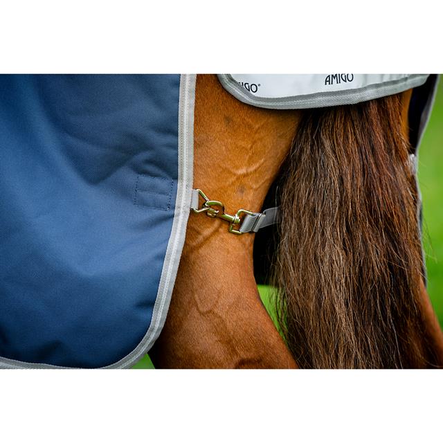 Deken Horseware Amigo 100gr Donkerblauw-grijs