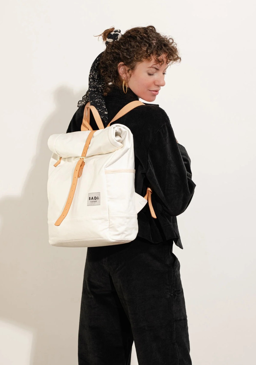 BADI Culture Roll-Over Rucksack Roll-Over Backpack Natural