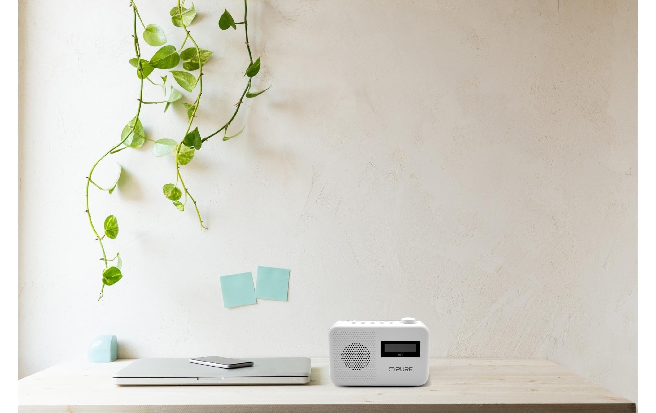 Pure Digitalradio (DAB+) »Elan One2 Weiss« (Bluetooth Digitalradio (DAB+) | FM-Tuner 1,5 W)