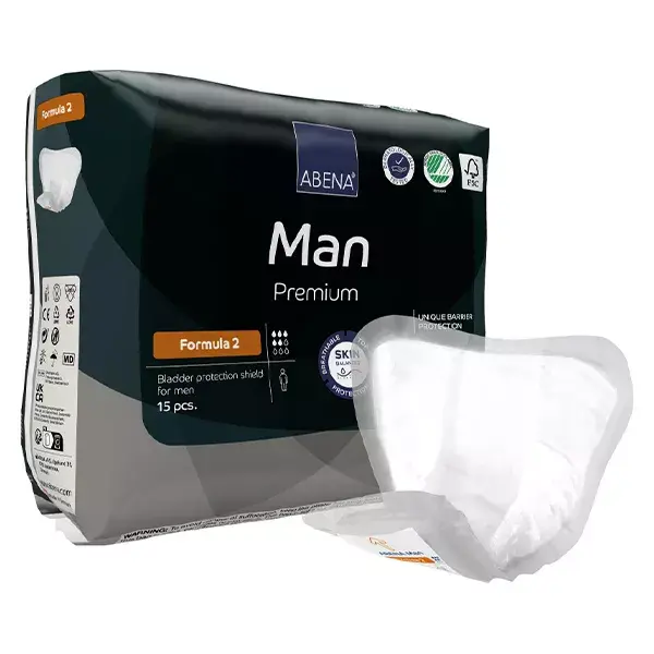Abena Frantex Man Formula Premium Protection Masculino Tamanho 2 - 15 unidades