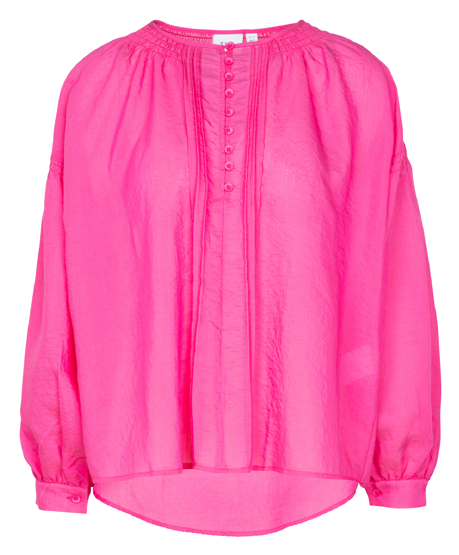 VALIA - Top ample en viscose mélangée| Rose