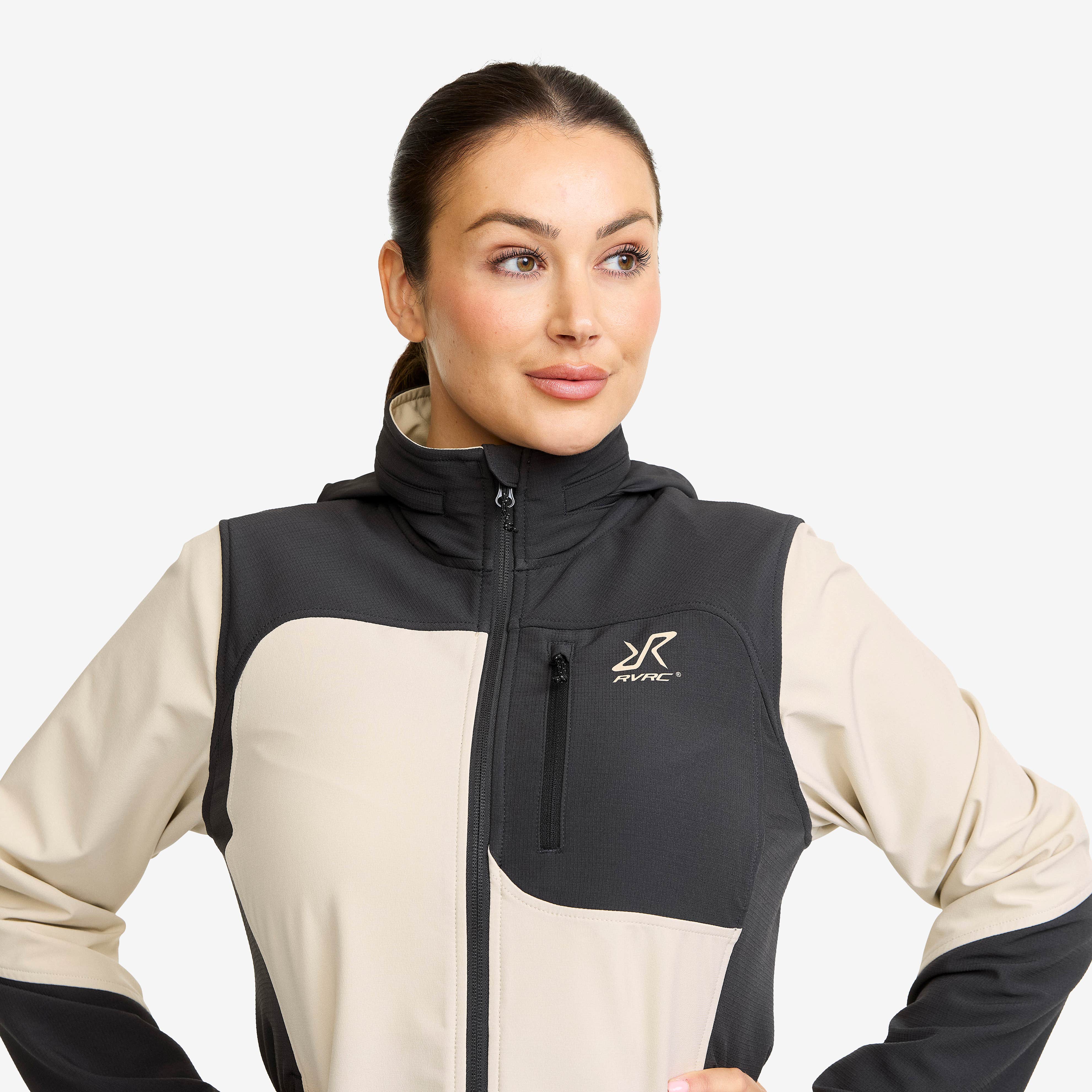 Ridge Trek Stretch Jacket Dame Anthracite/Peyote