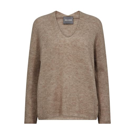Mos Mosh Thora Striktrøje, Roasted Cashew, XL