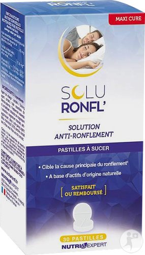 Soluronfl' Solution Anti-Ronflement 30 Pastilles À Sucer