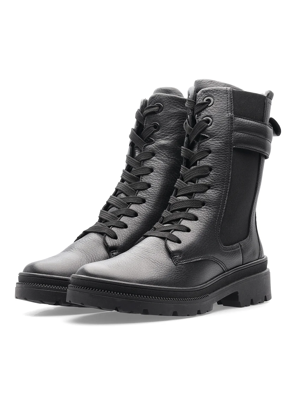 Schnürstiefelette Dover schwarz