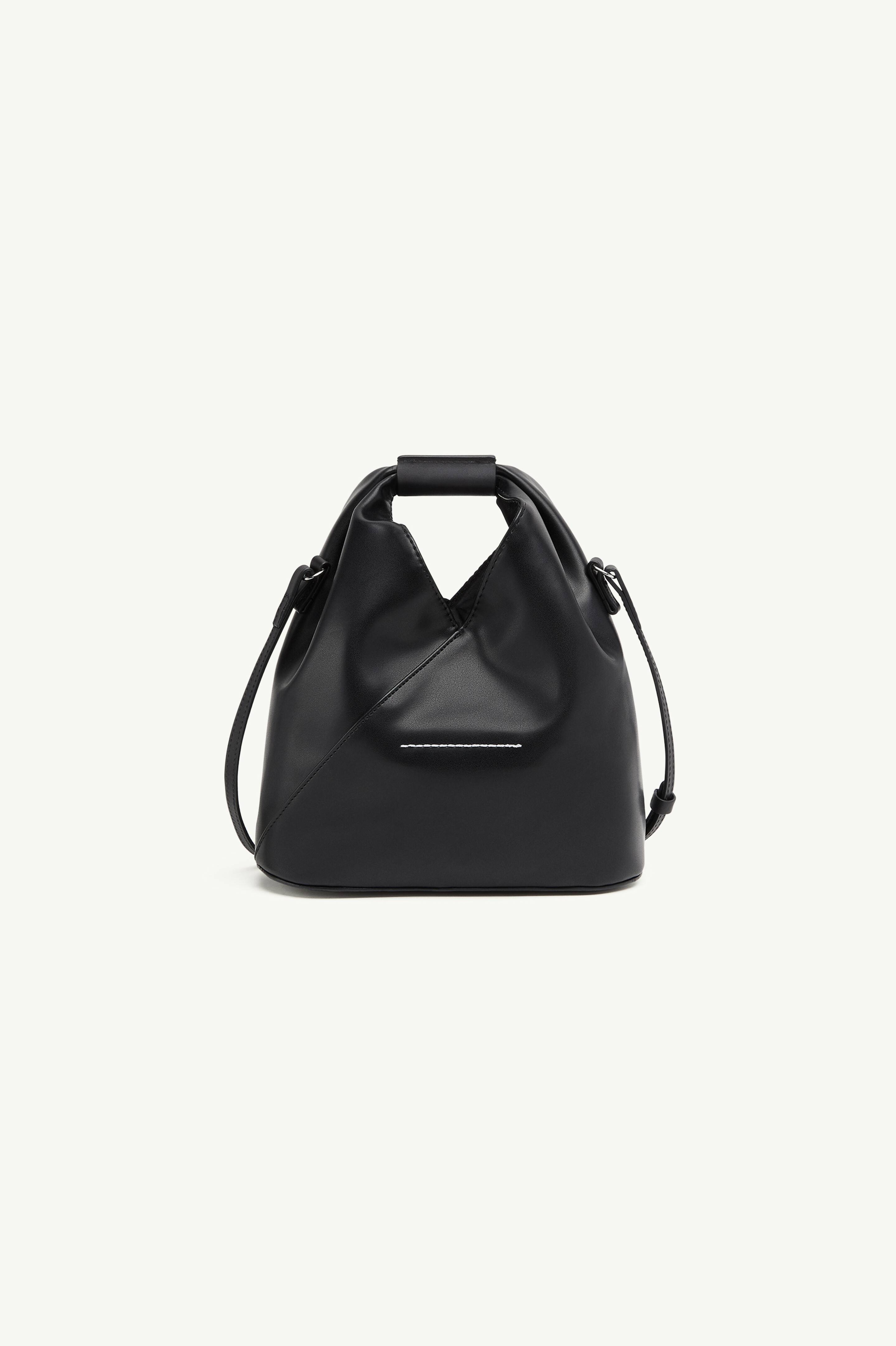 Sac à bandoulière Japanese simili cuir Noir