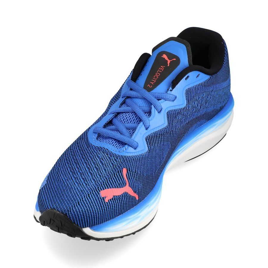 PUMA Chaussures de Running Velocity Nitro 2 - Bleu/Fire Orchid
