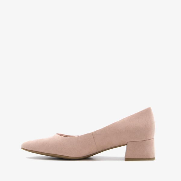 Nova dames pumps met blokhak beige