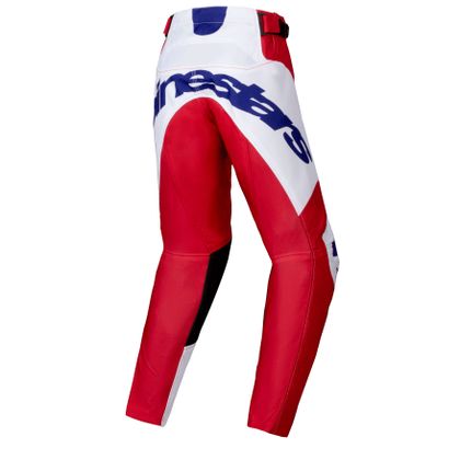 Pantalon cross Alpinestars RACER - VEIL - ENFANT - Rouge / Blanc