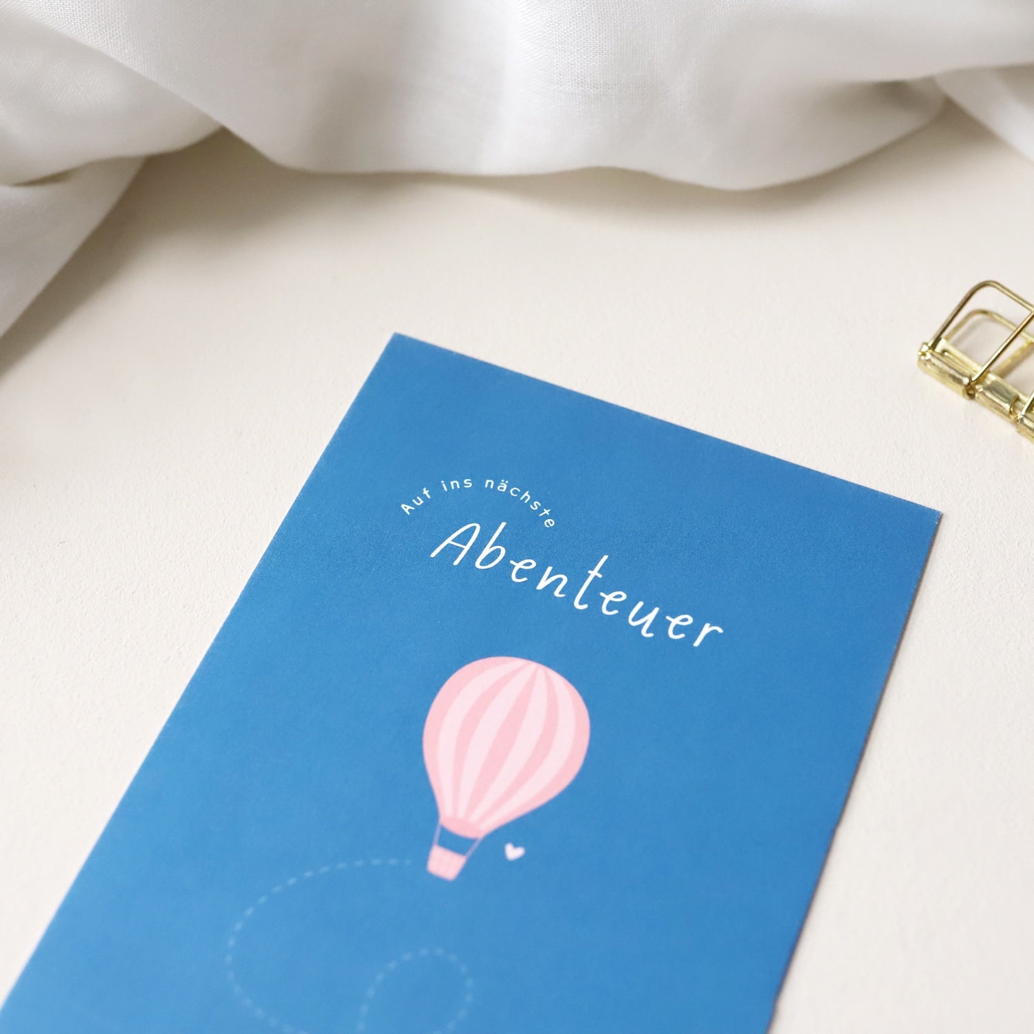 Postkarte „Auf ins nächste Abenteuer