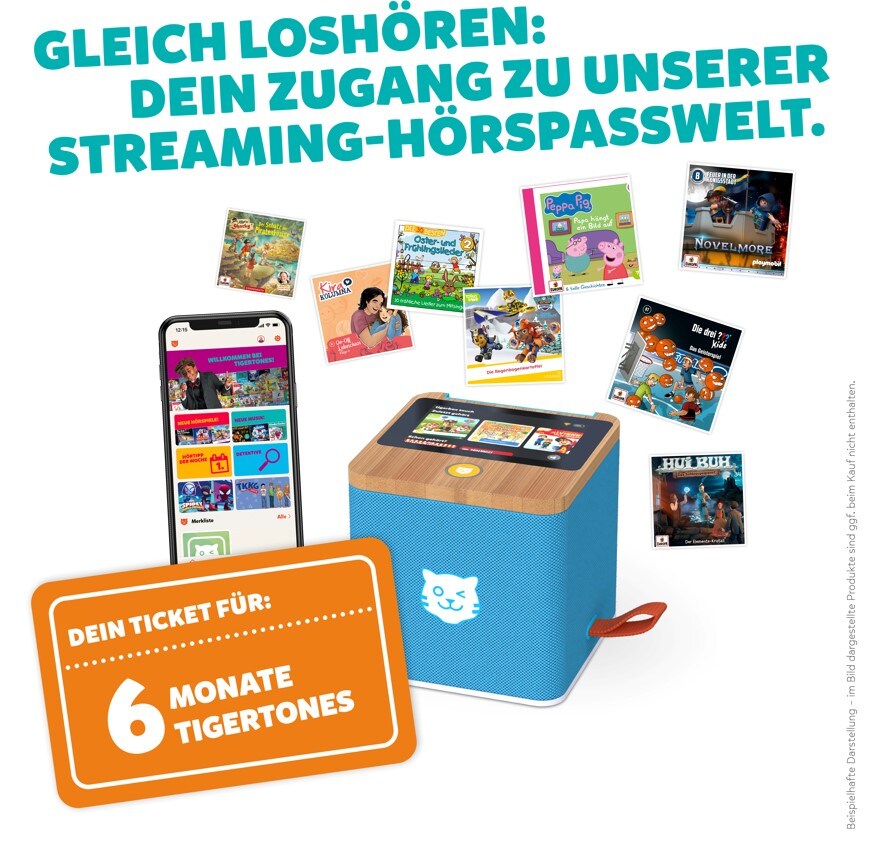 Tigertones Tickets 6 Monate versch. Ausführungen